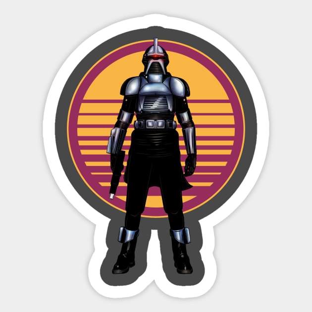 The Lost Warrior Sticker by SimonBreeze